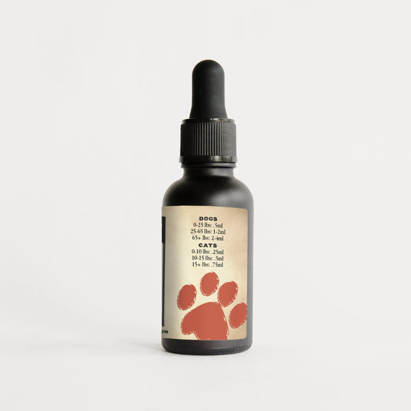 Supernatural 500 mg CBD Oil for Pets with MCT Oil from Natural Path Botanicals organic CBD with Omega-3 Fish Oil.