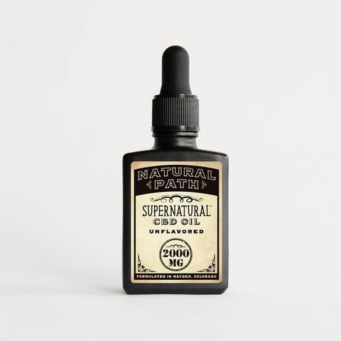 Supernatural CBD Oil 2,000 mg organic CBD oil from Natural Path Botanicals with an Unflavored flavor. Made in the USA.